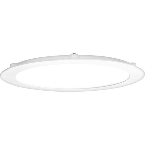 downlight - faible épaisseur - 30.8w - cct - rond - 300 mm - blanc - aric 51366