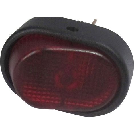TRU COMPONENTS 1587549 Kfz-Wippschalter TC-R13-133B-SQ RED 12 V/DC 30 A 1 x Aus/Ein rastend  1 St.