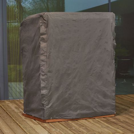 Mandalika Garden Strandkorb-Schutzhülle "5090", grau, 150 x 105 x 160/135 cm (L x B x H) (1/5)