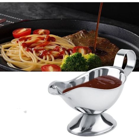 Saucière en acier inoxydable pour cuisine professionnelle, récipient à sauce et arômes (8 ans) (1/3)