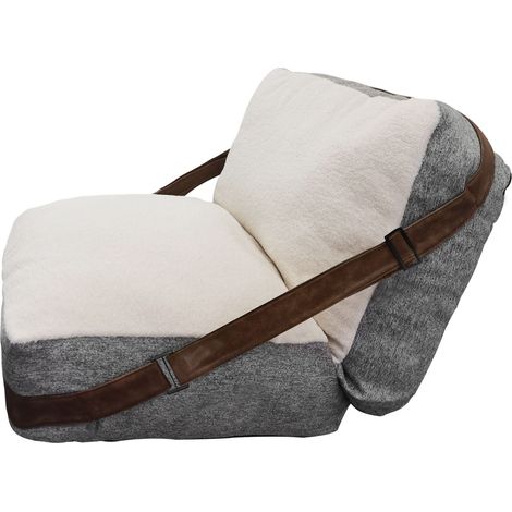 VERCART Bed Intérieur Chaise pour enfant en forme de sac de haricot Bean Bag Siège Sac de haricots Chaise de jeu Pouf gamer de salon 100X70X22 CM (1/5)
