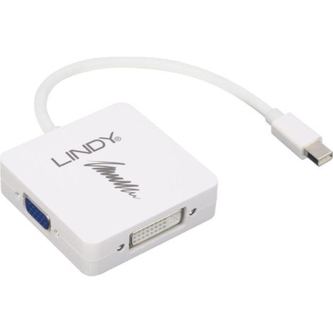 Lindy 41035 Videokabel-Adapter 0,2 m Weiß