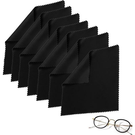 CCYKXA PCS Mikrofasertücher, Brillenputztuch für Brillen, Handys, Laptops, Tablets, Bildschirme, Kameraobjektive (1/5)