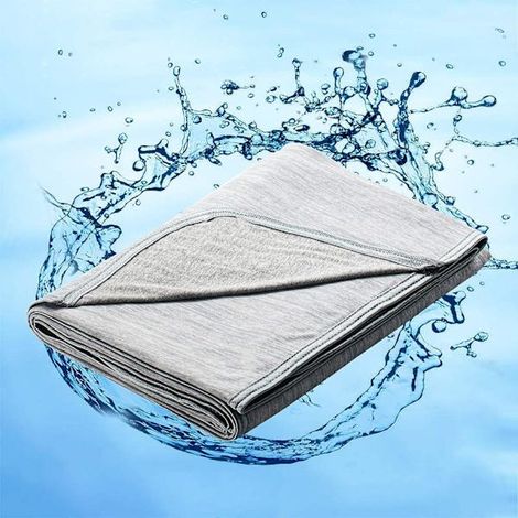 HOXILEELEO - Couverture rafraîchissante d'été, sensation de fraîcheur, couverture froide double face 0,4 (1/5)