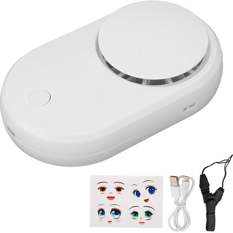 Sèche-Cils Sans Pale 3 Vitesses Silencieux Avec Support En T Pour Salon De Beauté - Ventilateur USB (1/5)