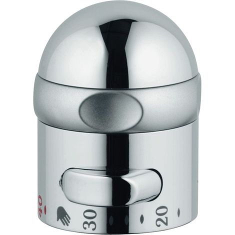 Grohe Temperaturwählgriff für Thermostat-Batterien, mit Sicherheitssperre bei 38 Grad C, Weiß/Gold, 47422LG0 (1/2)
