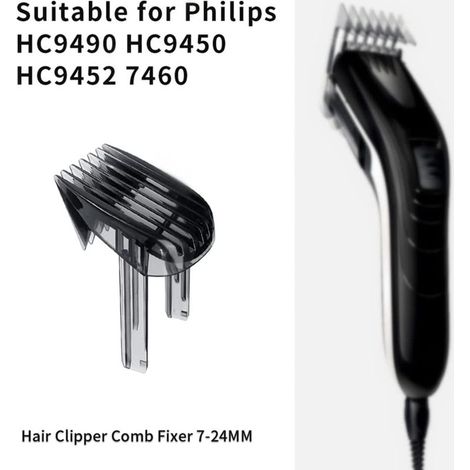 YanBan Haarschneidekamm, kompatibel mit Philips HC9450, HC9490, HC9452 und HC7460, verstellbar von 7 bis 24 mm (1/3)