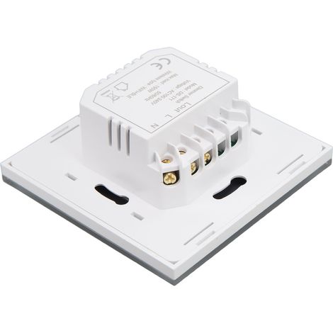 Interrupteur Variateur Intelligent Bluetooth WiFi, Commande Tactile avec Application et Voix, Dimmable 100-240V CA, Fonction Minuterie (1/5)