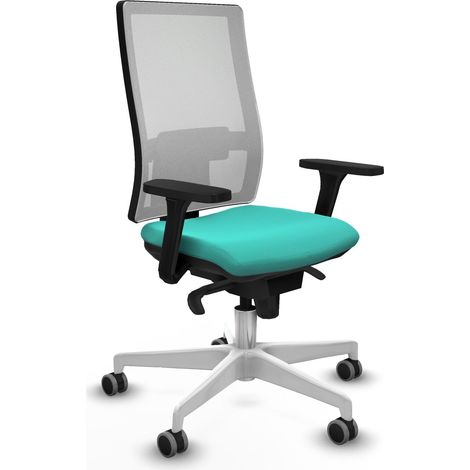 Chaise de bureau piqueras y crespo Horna blanc mousse haute qualité (1/2)