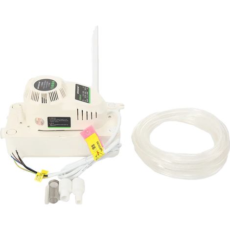 Bomba de condensado, funcionamiento automático, altura máxima de bombeo de 5 m, rango de temperatura de 1 °C a 25 °C, alimentada eléctricamente, sin mantenimiento. (1/5)