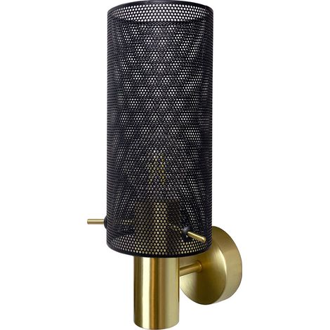 Applique Tirana nero/oro metallo E27 Light Prestige (1/5)