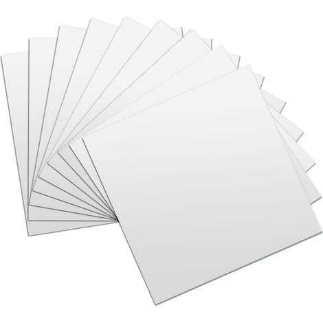 Stickers muraux miroir carrés de 15 cm à faire soi-même, carreaux auto-adhésifs, décoration miroir 3D pour acrylique DIY (1/5)
