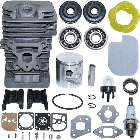 41mm Cylinder Piston Air Filter Fuel Line Bearing Gasket Kit Fit McCulloch Partner 840 842 742 Jonsered CS2138 Chainsaw 530071884, 530071885 (1/5)