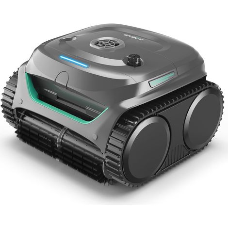 Wireless Pool Robot, Double Filtration, 3 Motors, Powerful Suction, Cleaning Bottom and Walls (1/5)