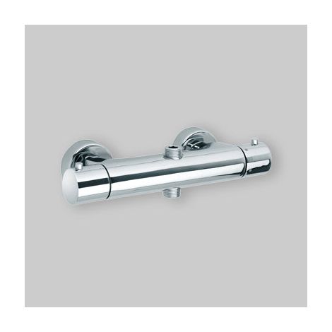 Mitigeur Thermostatique de Douche Avec Inverseur 2 Voies "Disco" Chrome (1/5)