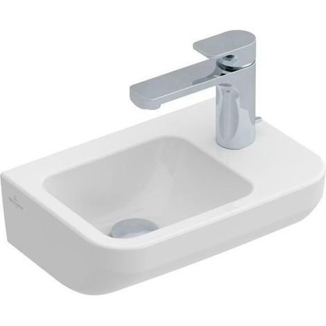 Villeroy & Boch Architectura Handwaschbecken, eckig, Hahnloch (1/5)