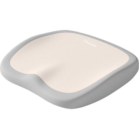 Sitzkissen aus Memory-Schaum, Bürostuhlkissen, ergonomisch, Stützkissen, Sitzkissen (Beige-Grau) (1/4)