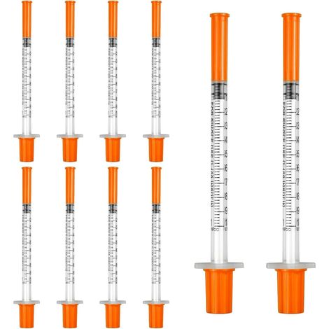 Lot de 10 outils de dosage et de distribution de 1 ml, accessoires de laboratoire scellés individuellement, outils pour l'alimentation liquide des animaux de compagnie (1/5)