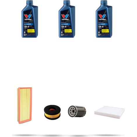 Kit tagliando 4 FILTRI e 3L OLIO compatibile con Fiat Punto II 1.2 8v GPL 44kw dal 2007 (1/5)