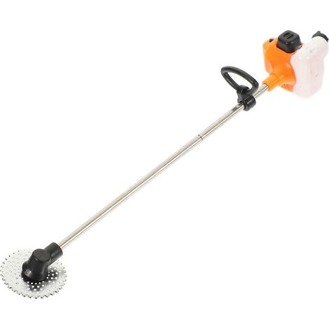 Mini tondeuse miniature en PVC, modèle d'outil de jardin décoratif-13X2.2CM-Orange