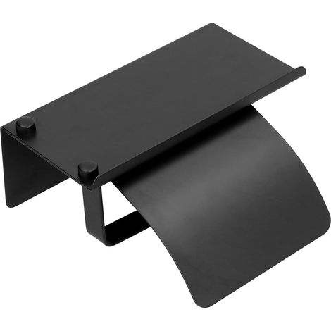 Porte-papier toilette, accessoire de salle bain, quincaillerie noir, (1/5)
