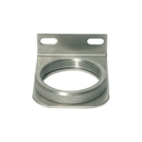 Riegler Haltewinkel aus Edelstahl 1.4401 mit Mutter M50x1,5 (1/2)