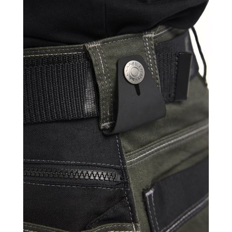 Short de travail X1900 Denim stretch 1992 Vert forêt/Noir 4XL - FR(58) - SE(C64) - Standards
