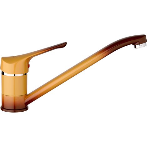Miscelatore lavello cucina canna bassa girevole in ottone colore Terra di Francia Mamoli Rubinetteria 70750000000T  Terra di francia
