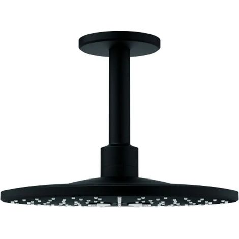 Grohe Rainshower SmartActive 310 Conjunto de ducha de techo con brazo 142 mm, 2 chorros Black, 22124KF0