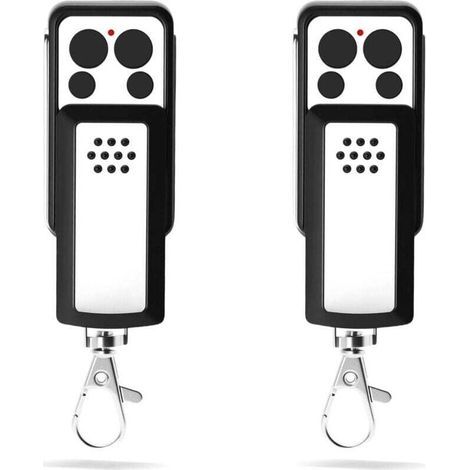 Telecommande Universelle PortailLot de 2 Télécommandes de Portail 433,92 MHz – Compatible avec 114253, OLD 104250, RED 104257, 104251, 104350 – 4 Canaux, Code Tournant, Design à Glissière – Piles Incl (1/4)
