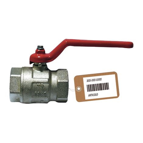 VALVOLA A SFERA FF  CON LEVA F-BRICO- 1  DN 25  PN 40- FAIDF- pezzi 1 (1/2)