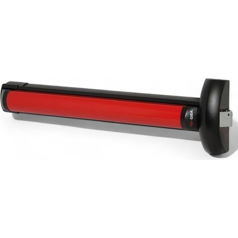 Maniglione antipanico componibile 120 cm barra accorciabile alluminio verniciato versione senza scrocco per porte emergenza (1/2)