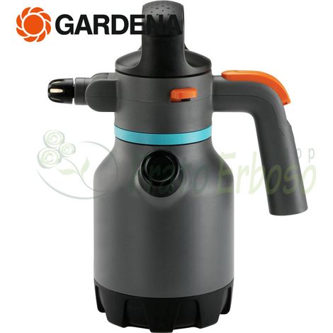 Gardena – Pulvérisateur à pression préalable 1,25 litre – Pression maximale 3 bar – Lance à jet réglable – Poignée ergonomique anti-vibrations - 11120-20 (1/2)