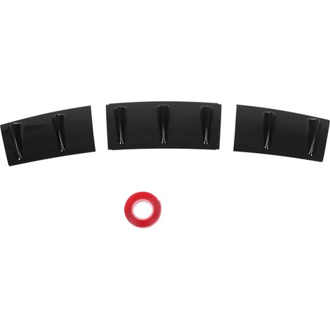 3 pièces Spoiler universel noir brillant lèvre arrière déflecteur châssis aileron requin diffuseur becquet pour Corolla (1/5)