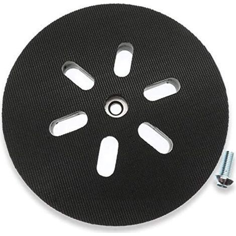 Plateau de ponçage de 150 mm - Pour ponceuse excentrique Bosch GEX 150 AC, PEX 15 AE, GEX 150 Turbo - 150 mm avec vis (1/4)