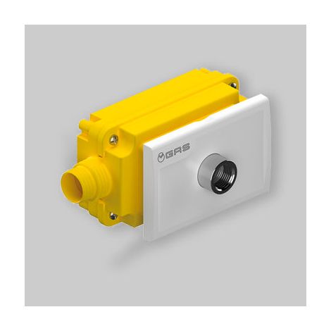 Boîte à gaz encastrable Rk avec connexion de sortie Firebag Teco Dn 15 (1/2)