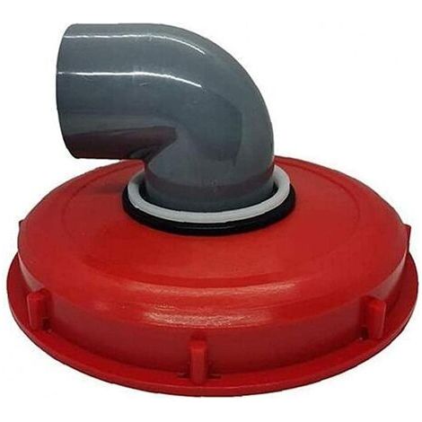 Plastic Ton Cover 224mm 90 Degree Rainwater Cover Caps Lid Cover Caps Red,Garden Hose (1/5)