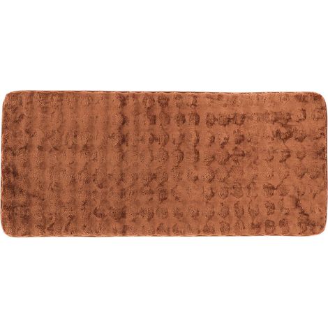 Tappetino effetto pelle courchevel 50x120 cm - cappuccino - Tendance (1/3)