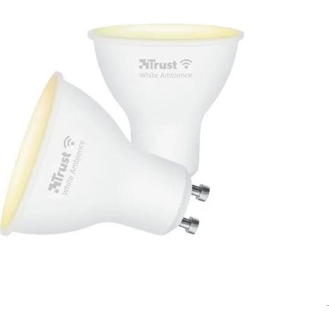 Trust GU10 Pack Doble LED CCT Wi-Fi Blanco Bombilla