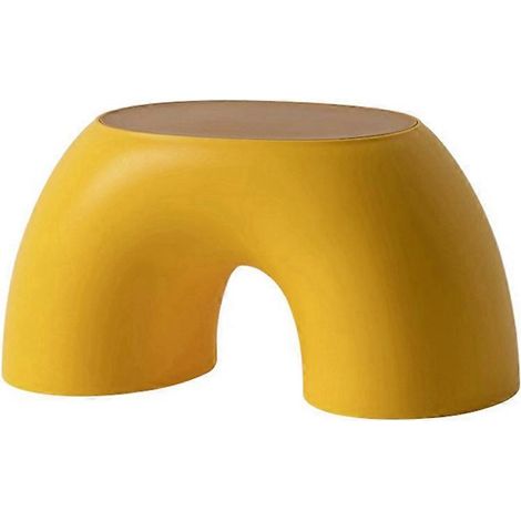 Tabouret jouet jaune pour enfant, pour salon, intérieur - (1/5)