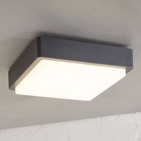 [NEUWERTIG] B-Ware Lindby Deckenleuchte Außenlampe Led Lampe Warmweiß Dunkelgrau Weiß Ip65323