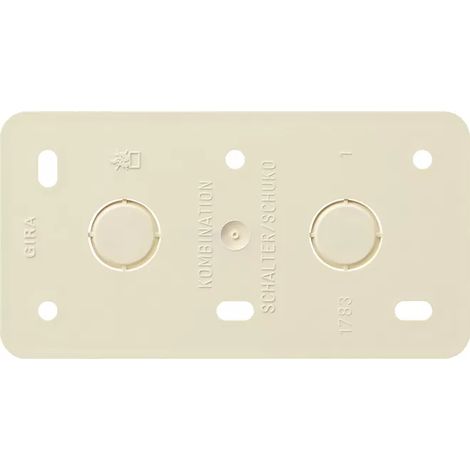 Gira Montageplatte 2f.cws AP 008013 (1/2)