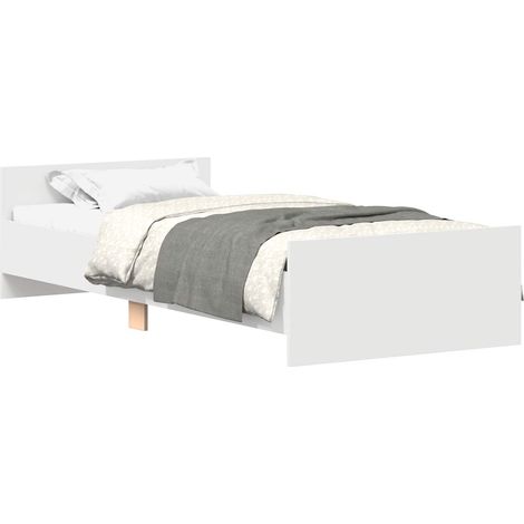 Estructura de cama con cabecero Blanco 80 x 200 cm vidaXL (1/5)