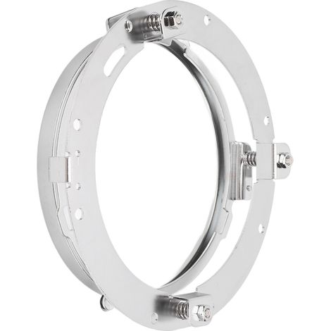 7-Zoll-Motorradhalterung, runder Befestigungsring, Scheinwerferadapter, silber, Motorradlampen-Befestigungshalterung, verstellbarer Metallring (1/5)