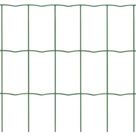Recinplast Metallzaun 100 cm hoch, 10 m lang, grün (1/2)