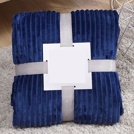 Plaid bleu pour canapé - plaid ultra doux et confortable pour femme, adorable petite couverture polaire, convient aux filles, 45 x 70 cm