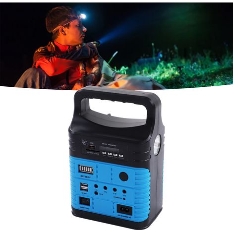 Générateur solaire portable SDM-3790 10 W, lampe solaire de secours, système solaire, lecteur MP3 Bluetooth solaire (1/5)