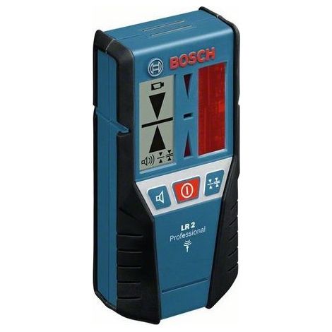 Bosch Professional – Récepteur laser LR 2 – Portée 5-50m – Alimentation 1 pile 9V – Protection IP54 – Alignement précis avec signaux optiques et acoustiques - S93730