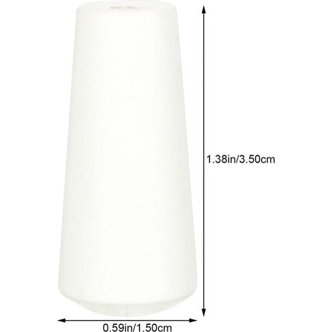 Horloge conique en cuivre, horloge en bois blanc cassé, suspension en bois massif, poids en bois, accessoire pour rideaux (1/5)