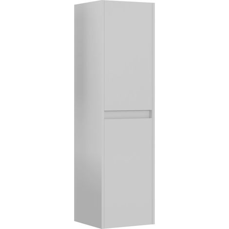Mobile da bagno "Side 40" - 40 x 27 x 138 cm - Bianco opaco (1/4)